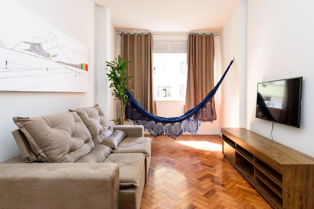 2 Quartos Em Copacabana C/ Vista-Mar | Pj 135/808 Rio de Janeiro Buitenkant foto