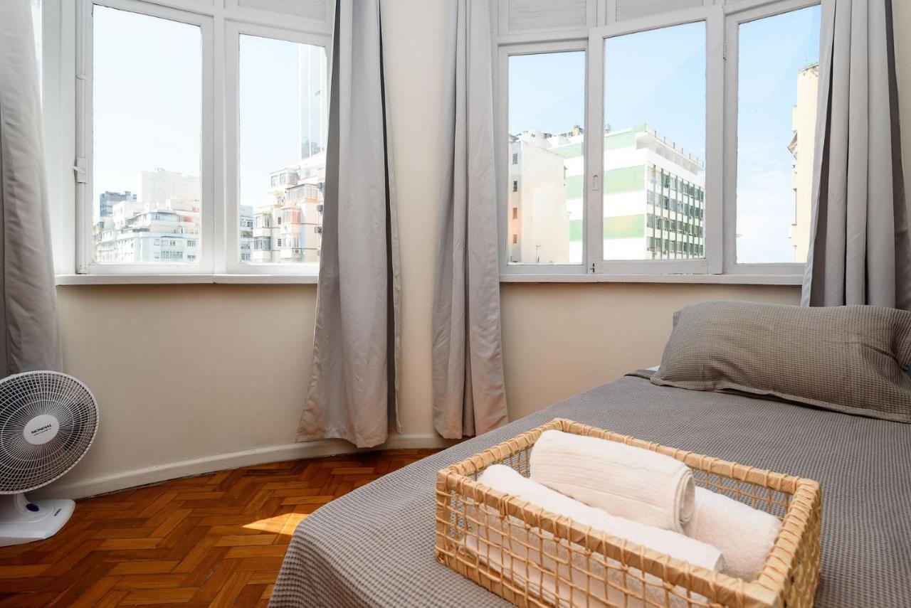 2 Quartos Em Copacabana C/ Vista-Mar | Pj 135/808 Rio de Janeiro Buitenkant foto