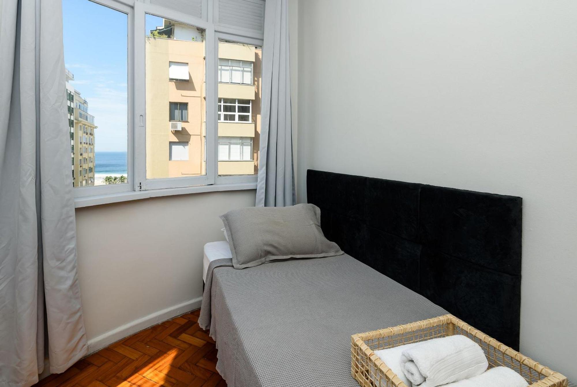 2 Quartos Em Copacabana C/ Vista-Mar | Pj 135/808 Rio de Janeiro Buitenkant foto